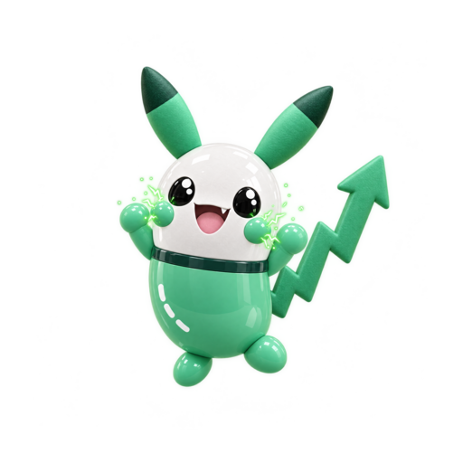 PUMPACHU jumping for joy